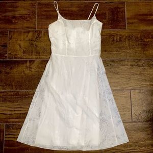 EUC Floral White Dress